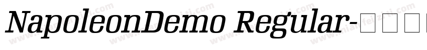 NapoleonDemo Regular字体转换